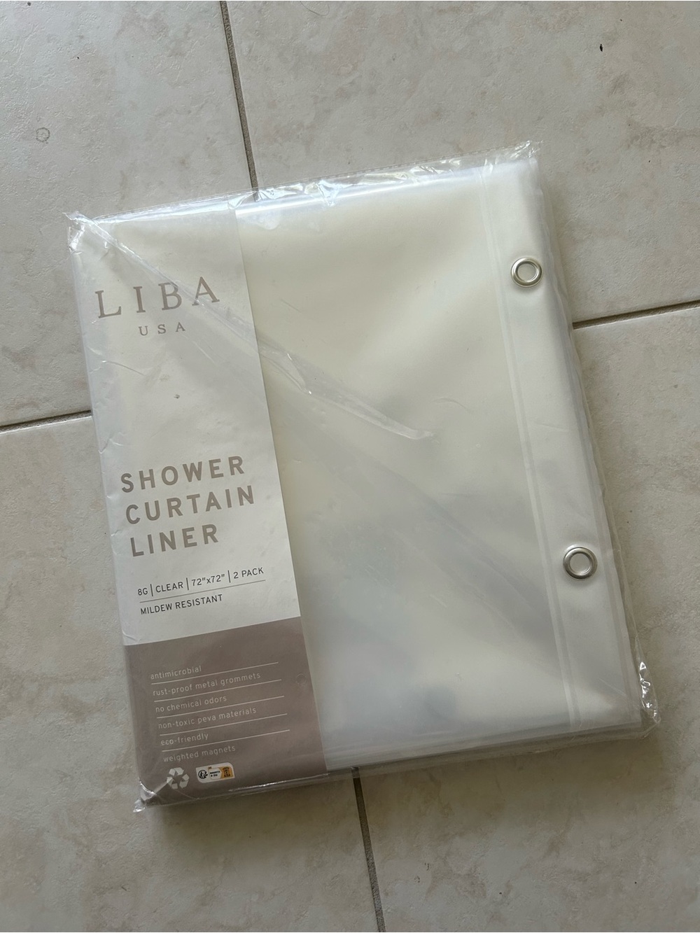 Liba Shower Curtain Liner